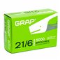 Broches Grap 21/6 para abrochadora cajas de 5000 bulto 50 Broches Grap 21/6 para abrochadora cajas de 5000 bulto 50