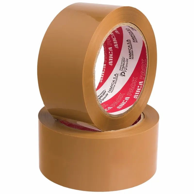 Cinta embalaje marron 48x100 AUCA mas adhesivo + resistente Cinta embalaje marron 48x100 AUCA mas adhesivo + resistente