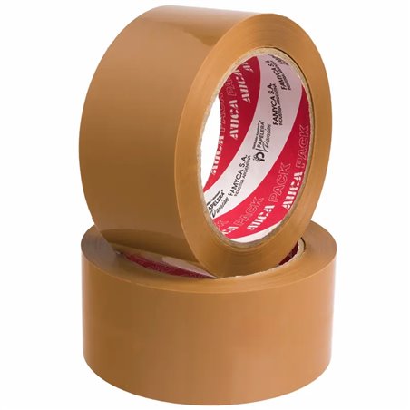 Cinta embalaje marron 48x100 AUCA mas adhesivo + resistente