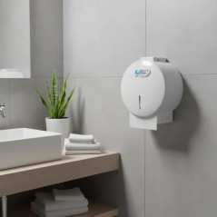 Dispenser de papel higienico Jumbo hasta 350mt para pared