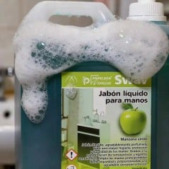 Jabon Liquido Para Manos 5 Litros Swav Esencia Manzana verde