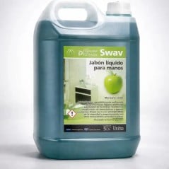 Jabon Liquido Para Manos 5 Litros Swav Esencia Manzana verde