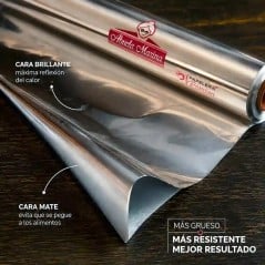 Rollo Papel Aluminio 1 Kg 38 cm grueso Abuela Marina Caja 6