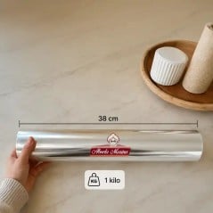 Rollo Papel Aluminio 1 Kg 38 cm grueso Abuela Marina Caja 6