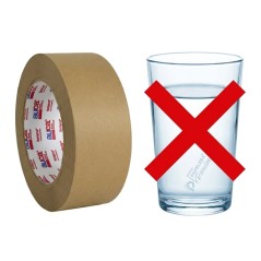 Cinta de embalaje papel kraft 48 mm x 50 m AUCA sin mojar