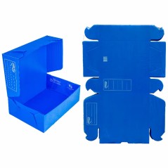 Caja de Archivo Plástica Oficio PLANA 701 12cm Tapa Volcada