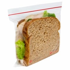 Bolsa hermética SonFuertes® con sándwich — cierre zip transparente cristal