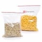 Bolsas con cierre hermético zip para almacenar fideos y garbanzos secos Bolsas con cierre hermético zip para almacenar fideos y garbanzos secos