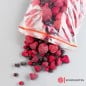 Bolsas herméticas zip para freezer con frutillas congeladas SonFuertes® Bolsas herméticas zip para freezer con frutillas congeladas SonFuertes®