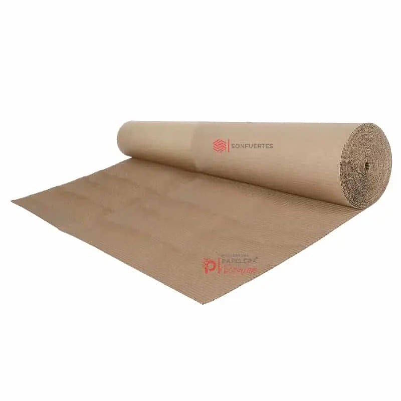 Rollo de Cartón Corrugado 1,60m x 25m - SonFuertes® Rollo de Cartón Corrugado 1,60m x 25m - SonFuertes®