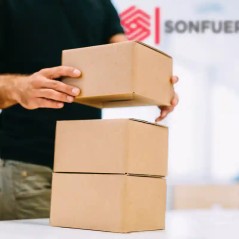Cajas de cartón 20x20x10 corrugado kraft - SonFuertes®