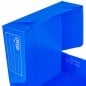 Caja de archivo A4 Plana 705 azul armada y desarmada plana; viene sin armar y se arma en segundos — Papelera Damián.