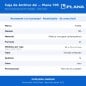 Infografía de la caja de archivo A4 Plana 705: 33 × 24 × 12 cm, plástico microcorrugado, tapa volcada, pack x25 — Papelera Damiá