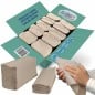 Toallas intercaladas beige x2500 — papel reciclado