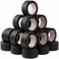 Caja de 18 rollos de cinta de papel negra AUCA 48mm x 50m