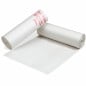 Dos bobinas de papel sulfito blanco de 60 cm con la marca Papelera Damián