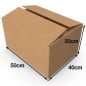 Caja de cartón grande 50x40x30 cm corrugado kraft SonFuertes Caja de cartón grande 50x40x30 cm corrugado kraft SonFuertes