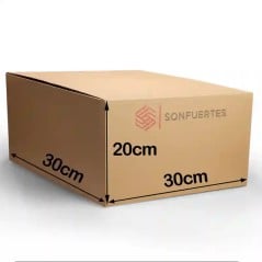 Caja de cartón cúbica 20x20x20 - SonFuertes®