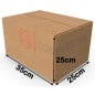 Caja de cartón 35x25x25 cm con medidas: 35 de largo, 25 de ancho y 25 de alto — SonFuertes Caja de cartón 35x25x25 cm con medidas: 35 de largo, 25 de ancho y 25 de alto — SonFuertes