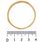 Cómo se mide la bandita elástica N°40: 40 mm de diámetro por 2 mm de ancho Cómo se mide la bandita elástica N°40: 40 mm de diámetro por 2 mm de ancho