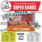 Super Bands nueva calidad: rinde 67% más, ≈1.250 unidades por bolsa de 500 g (según Soafra) Super Bands nueva calidad: rinde 67% más, ≈1.250 unidades por bolsa de 500 g (según Soafra)