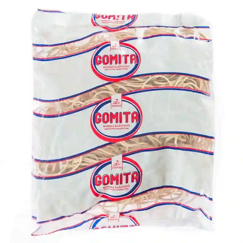Bolsa de banditas elásticas Gomita N°40 de 500 g en caucho natural Bolsa de banditas elásticas Gomita N°40 de 500 g en caucho natural