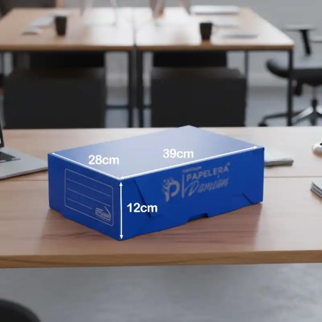 Caja de archivo Legajo Plana 703 12 cm - Tapa volcada