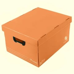 Caja organizadora grande con tapa Plana 804 (45,5×35,5×25,5 cm)