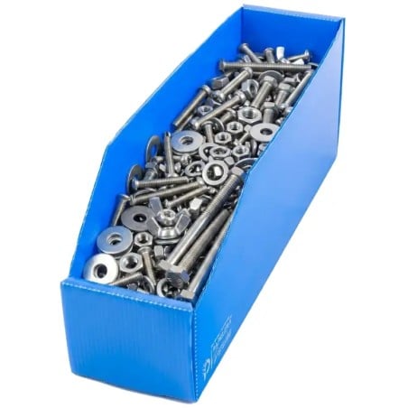 Caja repuestera organizadora plástica Nº 1 Plana — pack por 10 unidades