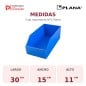 Medidas de la caja multiuso Nº3 Plana: 30 cm largo x 15 ancho x 11 alto