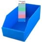 Colores de la caja repuestera Nº3 Plana: azul, celeste, lila, rosa y verde agua