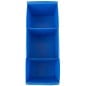 Vista superior de la caja organizadora Nº4 con sus 3 compartimientos (5,5 · 13 · 9 cm)