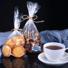 Bolsas de polipropileno 10x25 cm transparentes - Pack x200