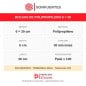 Especificaciones de la bolsa de polipropileno 6x30: 30 micrones, sin adhesivo, termosellable, pack x100