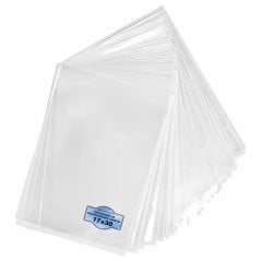 Bolsas de polipropileno 17x30 transparentes SonFuertes en pack cerrado de 100 unidades — Papelera Damián, distribuidora mayorist