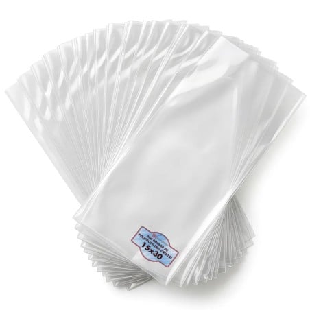 Bolsas de polipropileno 15x30 cm transparentes - Pack x200
