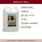 Ficha del bidón de alcohol en gel Germicol: alcohol al 70 por ciento, 5.000 ml, envase de 18 por 30 por 12 centímetros, 4,7 kilo Ficha del bidón de alcohol en gel Germicol: alcohol al 70 por ciento, 5.000 ml, envase de 18 por 30 por 12 centímetros, 4,7 kilo