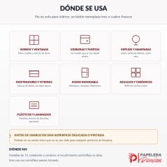 Limpiavidrios profesional y multiuso Glaxx listo para usar bidón 5 litros
