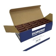 Broches Dorking 5/8 (35/15) cobreados para cierra cajas estuche x2000