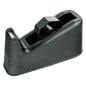 Porta cinta adhesiva grande negro SonFuertes vacío, con la cuchilla metálica dentada a la vista Porta cinta adhesiva grande negro SonFuertes vacío, con la cuchilla metálica dentada a la vista