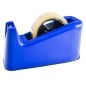 Porta cinta adhesiva grande azul SonFuertes con un rollo de cinta de polipropileno de 24 mm Porta cinta adhesiva grande azul SonFuertes con un rollo de cinta de polipropileno de 24 mm