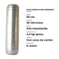 Film stretch recuperado SonFuertes 50 cm 30 micrones gris translúcido, rollo de 4,5 kg con cono de cartón para ladrillos, baldos Film stretch recuperado SonFuertes 50 cm 30 micrones gris translúcido, rollo de 4,5 kg con cono de cartón para ladrillos, baldos