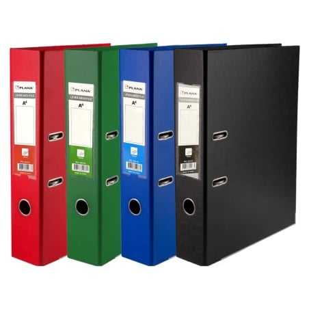 Bibliorato A4 Forrado en PVC Lomo Ancho 7 cm Plana