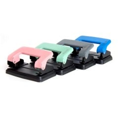 Perforadoras Grap 583 en los 4 colores: rosa, verde, gris y azul