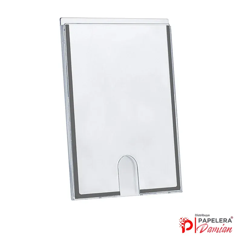 Porta hoja A4 autoadhesivo de pared Acrimet 865, cuadro multiuso transparente de 31,6 x 23,2 cm Porta hoja A4 autoadhesivo de pared Acrimet 865, cuadro multiuso transparente de 31,6 x 23,2 cm