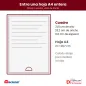 Porta hoja A4 autoadhesivo de pared Acrimet 865