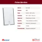 Ficha técnica del cuadro multiuso Acrimet 865: medidas, material, fijación con cinta y posición Ficha técnica del cuadro multiuso Acrimet 865: medidas, material, fijación con cinta y posición