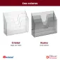 Organizador de escritorio Acrimet 860 en sus dos colores: cristal y humo Organizador de escritorio Acrimet 860 en sus dos colores: cristal y humo