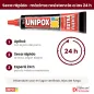 Unipox Extra Fuerte seca rápido al tacto y alcanza su máxima resistencia a las 24 horas Unipox Extra Fuerte seca rápido al tacto y alcanza su máxima resistencia a las 24 horas