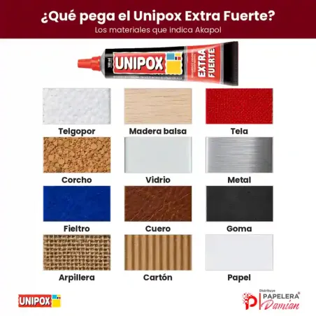 Unipox Extra Fuerte 100 ml Pegamento Universal - Pomo Grande